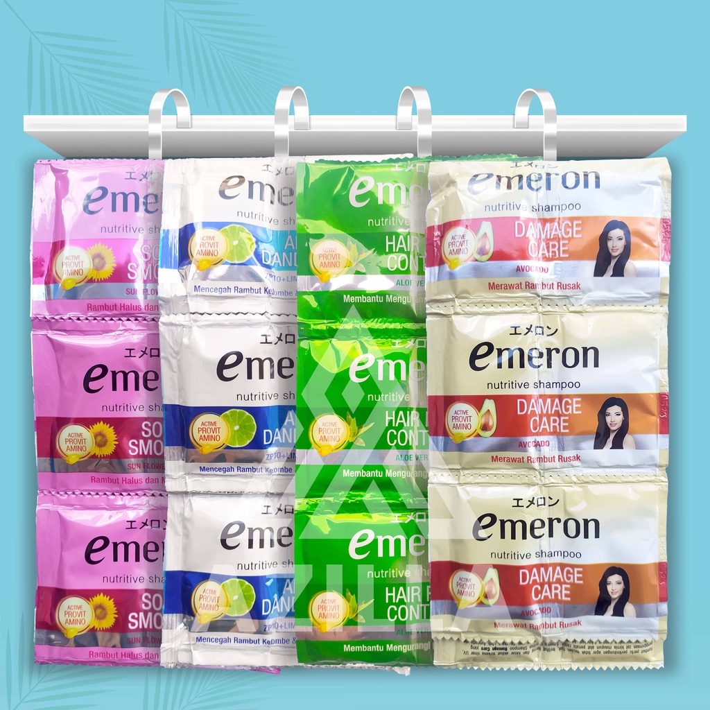Emeron Shampoo Sachet 10ml 1 Renceng 12 Sachet | Shampo Emeron Sachet