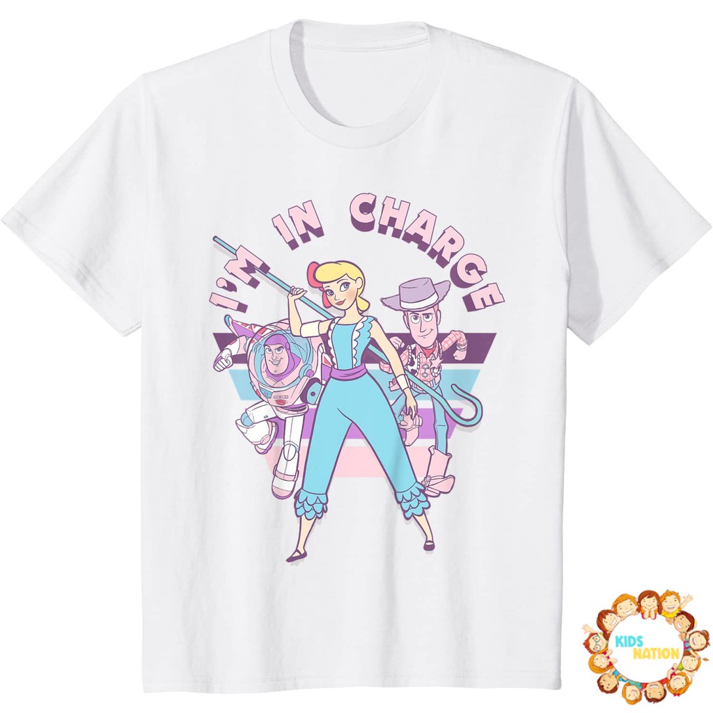 Baju anak Disney Pixar Toy Story Little Bo Peep I'm In Charge T-Shirt