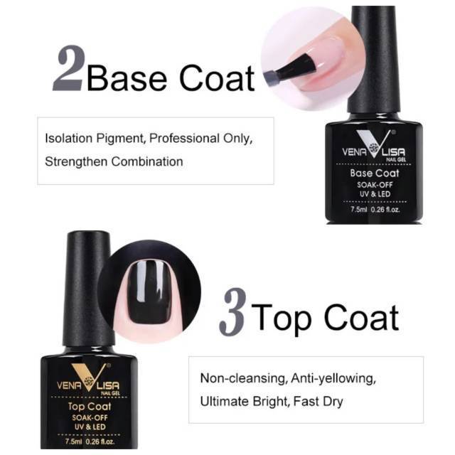 CAT KUKU KUTEX TEMPERED TOP COAT MATT BASE VENALISA SUPER GLOSSY ANTI SCRATCH 7.5ml LED UV NAIL GEL