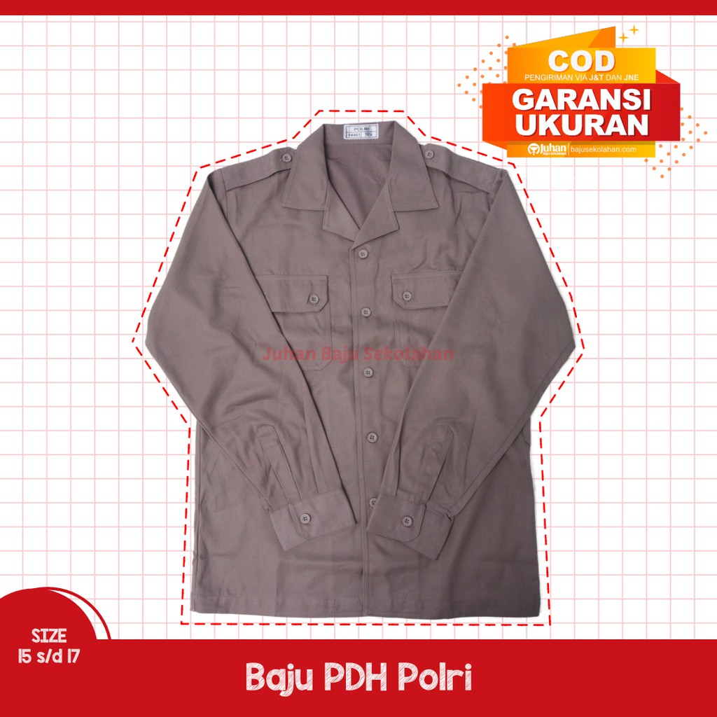 Baju PDSUS Polri Baju Dinas Polri Baju Polri Baju PDH Panjang Jatah Polri Baju PDH Panjang Polisi Ba