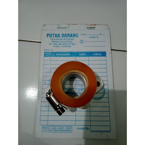 karet intake manipol karbu PE 28 PWK 28 karbu Tiger PWK 30 cb gl MP Tiger scorpio