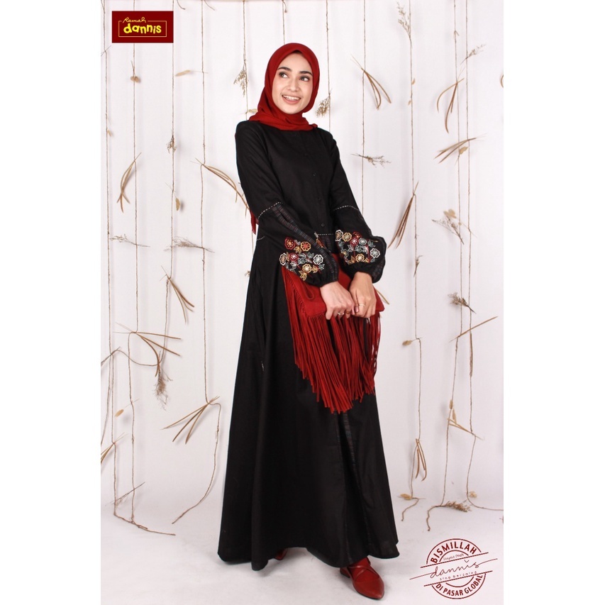 A220213 Abaya Dewasa By Rumah Dannis Size XS - XXL