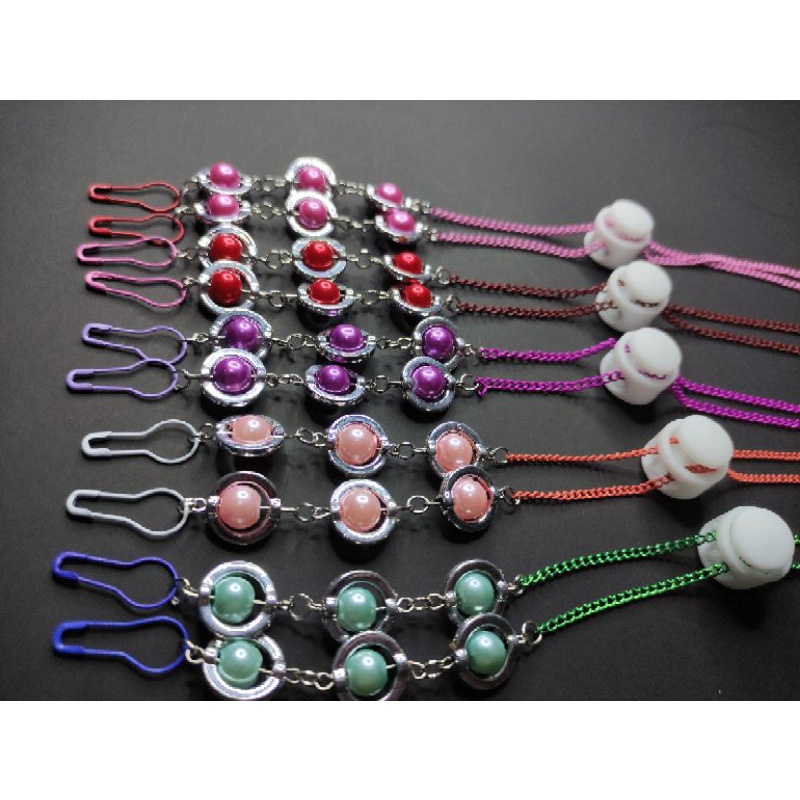 Strap Masker/Gantungan Masker/Rantai Masker 2in1 hijab non hijab Pandora