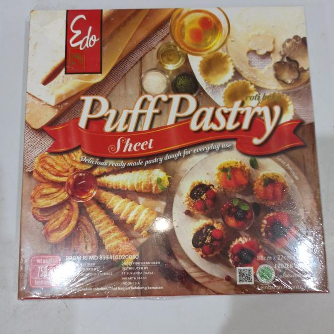 

Edo Puff Pastry Sheet 750 gr TERLARIS TERPERCAYA ORIGINAL