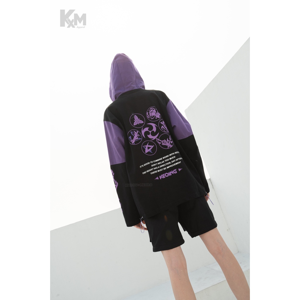 Kudou X Metro Oversized Parka Keqing Wangy Jacket Genshin Impact