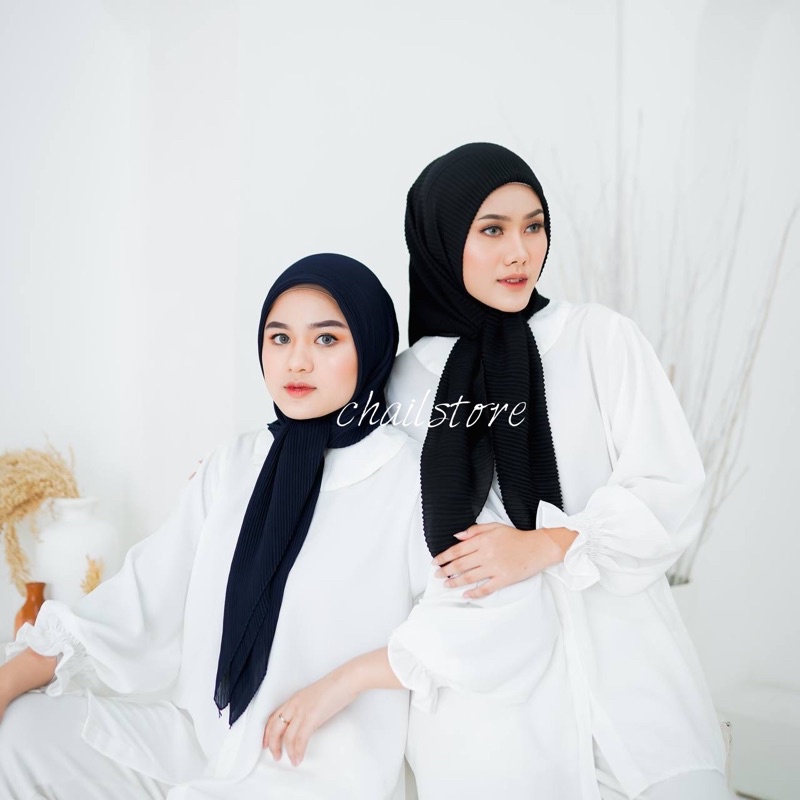 Hijab Segiempat Plisket / Jilbab Bella Square