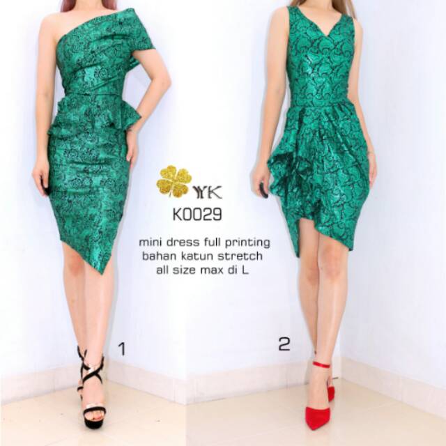 Ykdress Mini batik dress