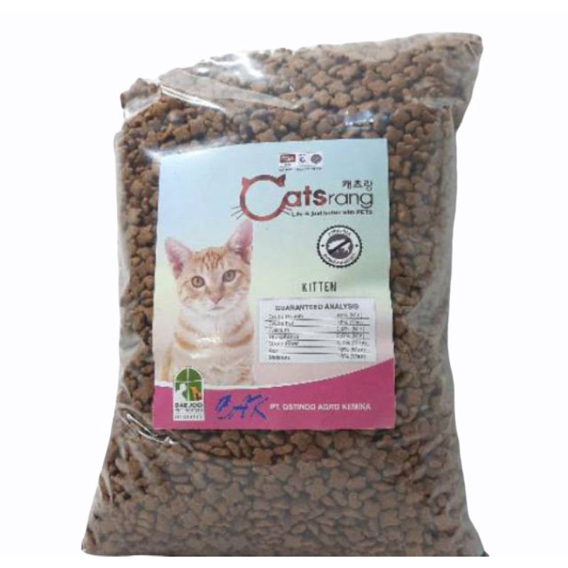 Catsrang kitten 500gr pakan kucing