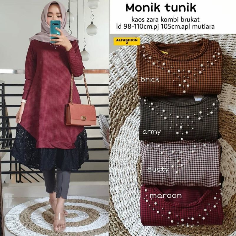 MONIK TUNIK KAOS ZARA