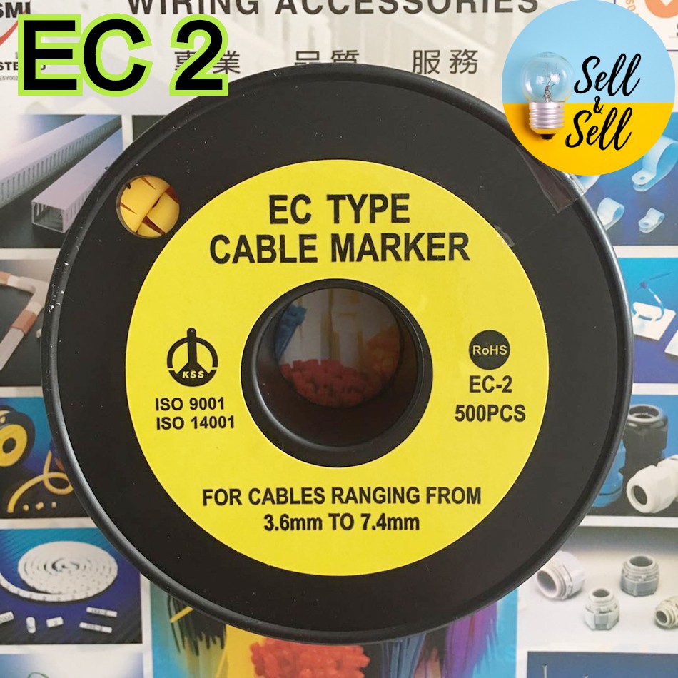 Jual Kss Marker Ec Blank Cable Marker Ec Blank Harga Rol Pcs Shopee Indonesia