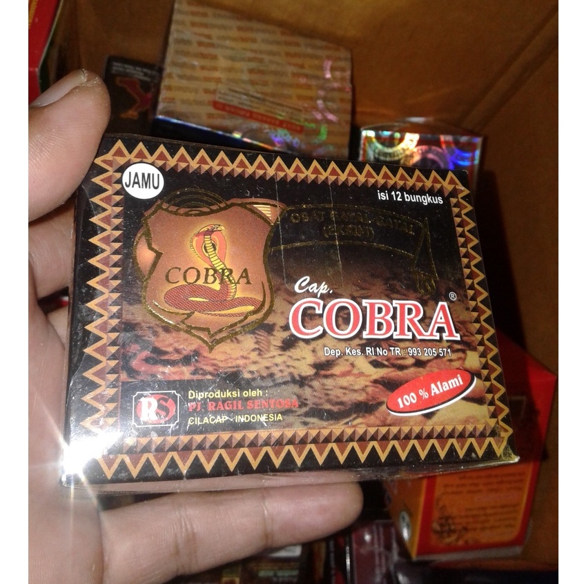 PAKET 50 BOX SERBUK COBRA JAMU GATAL-GATAL