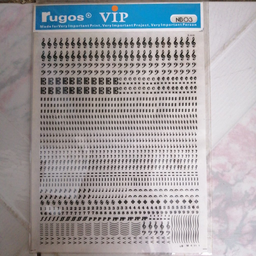 Rugos not balok / musik