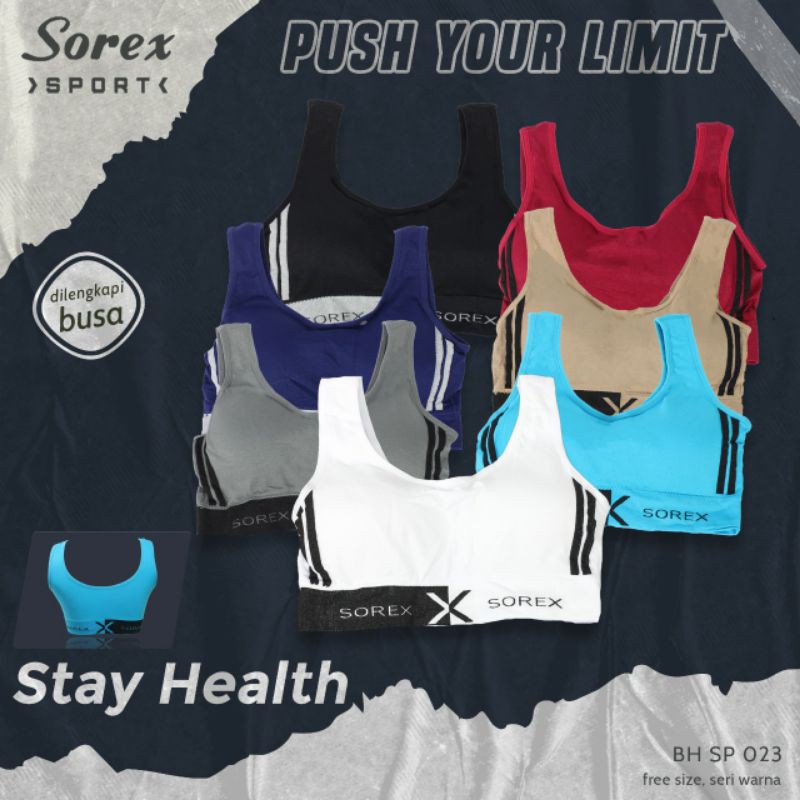 BH SENAM OLAHRAGA GYM YOGA SPORT BRA SOREX EXCLUSIVE SP 023