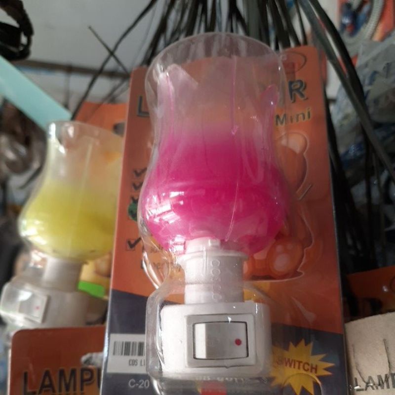 Mini lamp bunga lampu tidur lampu colok lampu kecil warna lampu cabe fitting lampu colok fiting