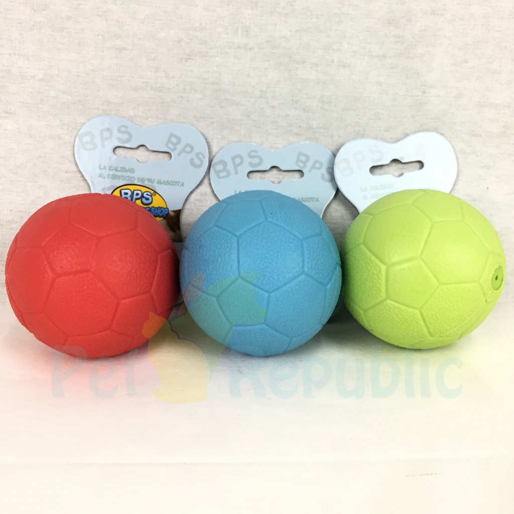 

BPS Toy001 Mainan Anjing Squeaky Rubber Soccer Ball 10cm