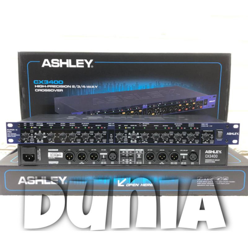 Crossover Ashley CX 3400 Original Ashley CX3400 With Limiters Super X Pro