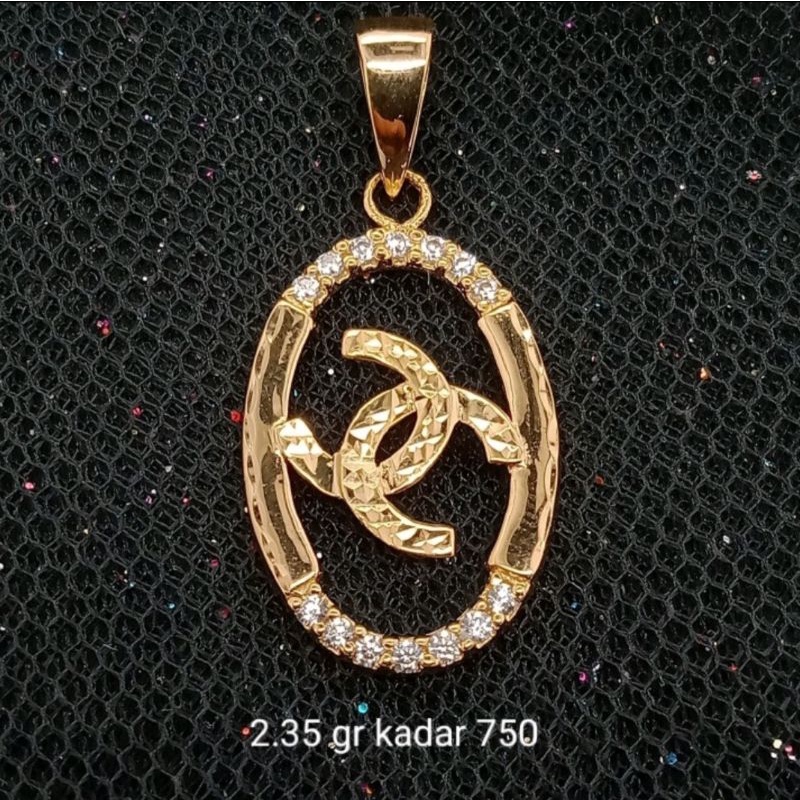 Liontin Emas  17K - 2.35 gram Kadar 750 17K - 577
