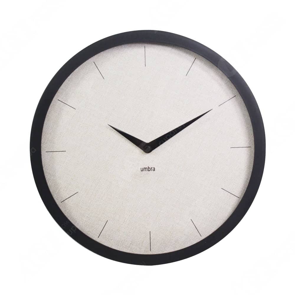 Umbra 30.4 Cm Jam Dinding Earth C - Hitam
