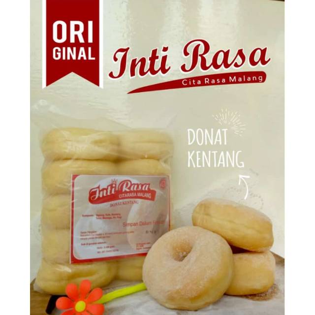 

Donat Kentang Intirasa. donat yang lembut dan empuk perbgks isi 10pcs