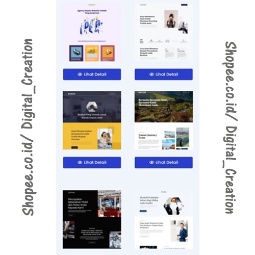 Template JSON Website Company Profile | Website Profile Diri