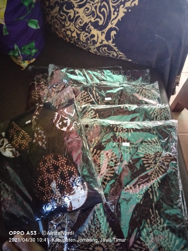 Bisa Pisah Batik Couple Keluarga Sania Ruffle Ori Ndoro Jowi Termurah