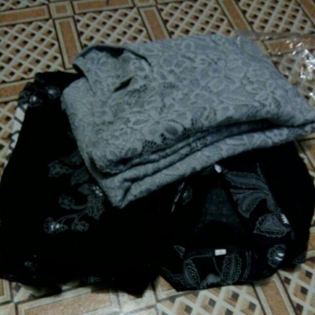 Tasyananu_batik (165 Rb Sepasang) Couple Ayushita / Couple Batik Selendang Ayushita/ Pager Bunga