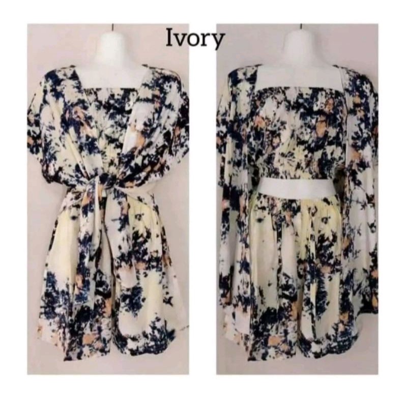 ONE SET KEMBEN CARDIGAN PENDEK