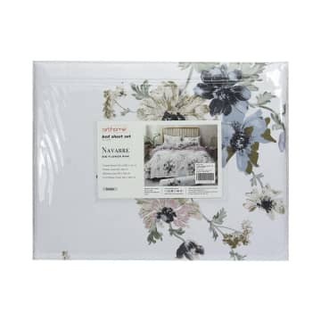 Arthome 120x200+35 Cm Set 4 Pcs Seprai Katun Bandung Sprei Kasur