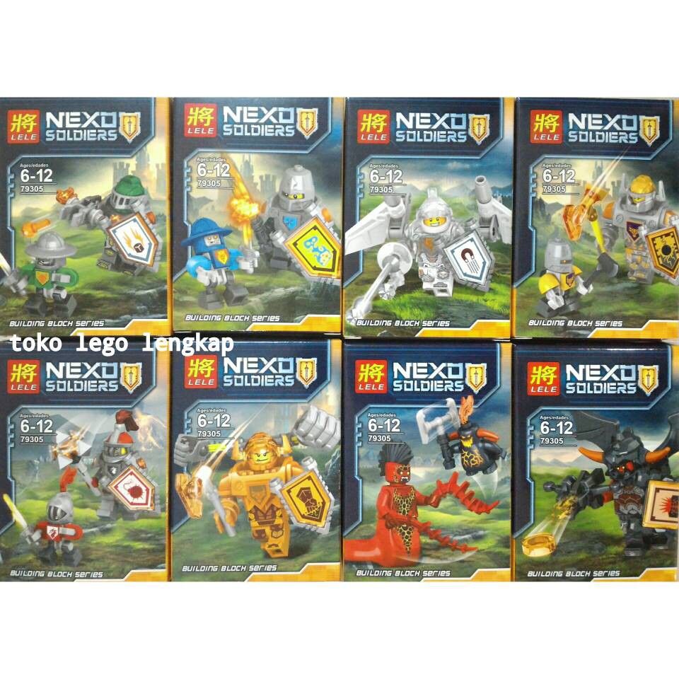 Mainan Anak Lele 79305 Nexo Soldiers LEGO
