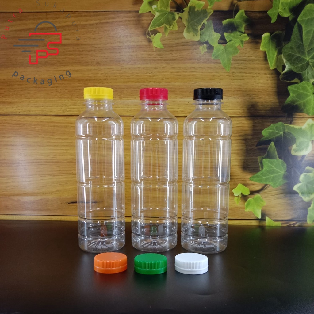 Botol almond 330ml/Botol minum 330mlBotol plastik 330ml Natural