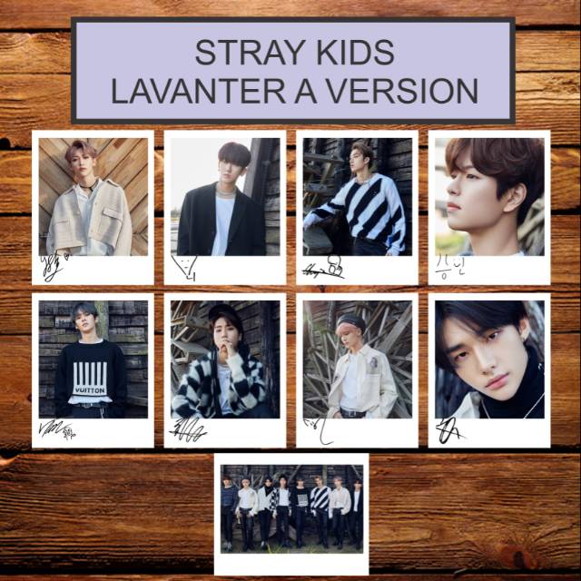 STRAY KIDS LAVANTER ALBUM SIGNED KPOP POLAROID