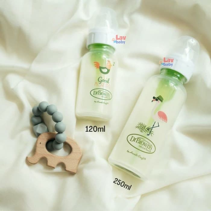 Botol Kaca Dr Brown Brown's Option Plus Narrow Standard Glass Bottle 120ml SB1631