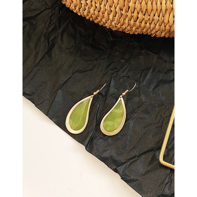 LRC Anting Gantung Fashion Geometric Transparent Earrings F6541X