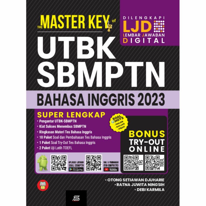BUKU THE MASTER KEY OF UTBK SBMPTN BAHASA INGGRIS 2023