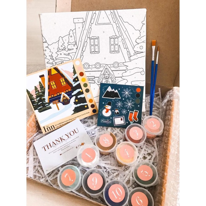 

Paint By Number [Inn] | ByPainters | Painting Set | 20x20 | 10 Colours ---READY---