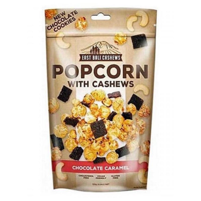 

EAST BALI CASHEWS - POPCORN chocolate caramel WITH CASHEWS 90GR