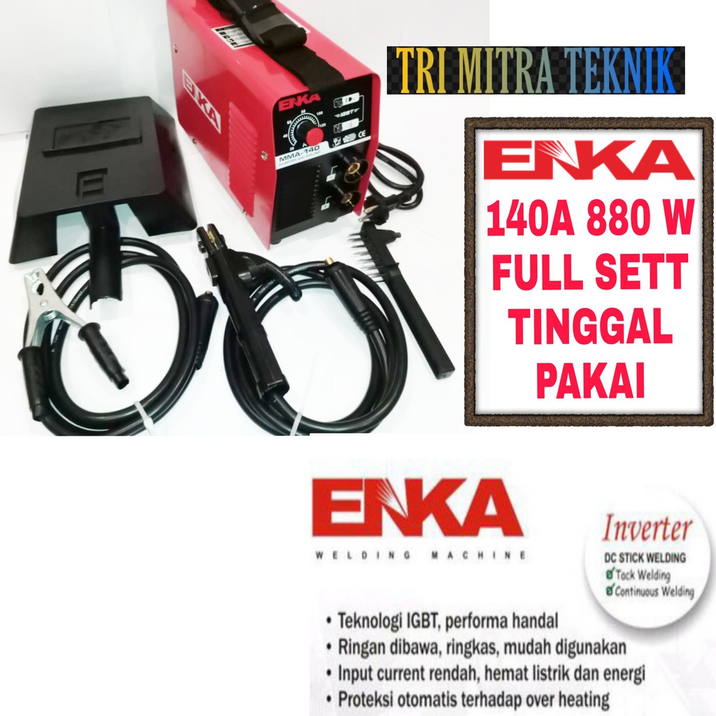 Harga Pabrik Trafo Las Mesin Las Inventer Mma Enka 140a 880w qxBn1y0IOpx75V
