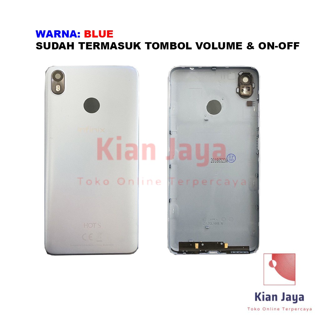 Back Cover Backdoor Infinix Hot S3 X573 Tutup Belakang Baterai Cassing Casing Backcase Original