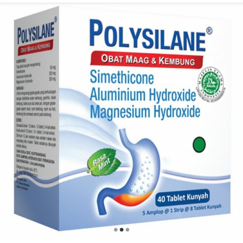 POLYSILANE TABLET 1 BOX ISI 5 STRIP