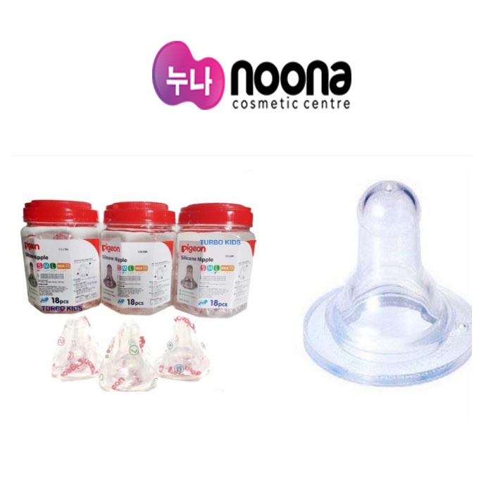 PIGEON SILICONE NIPPLE DOT BAYI S.M.L 1 PCS-1