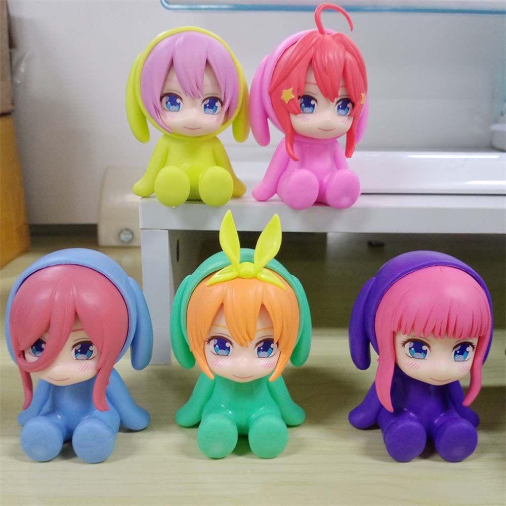 Lanfy Nakano Miku Action Figure Anime PVC Nakano Miku Gotoubun No Hanayome The Quintessential Quintuplets Dekorasi Tokoh Anime