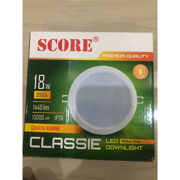 LAMPU LED PANEL SCORE 18W