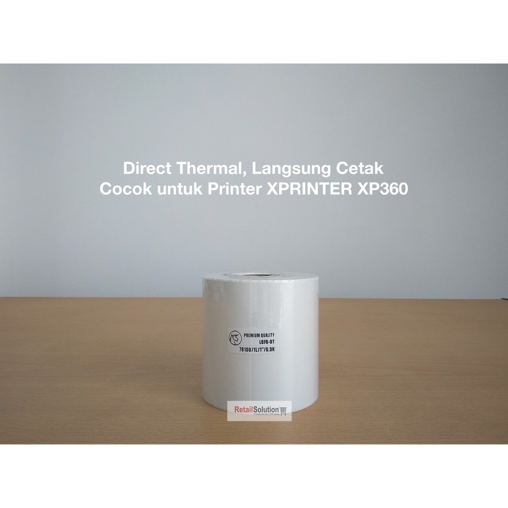 Stiker Label Barcode Thermal 78x100 mm / 78 x 100 mm / 78x100mm