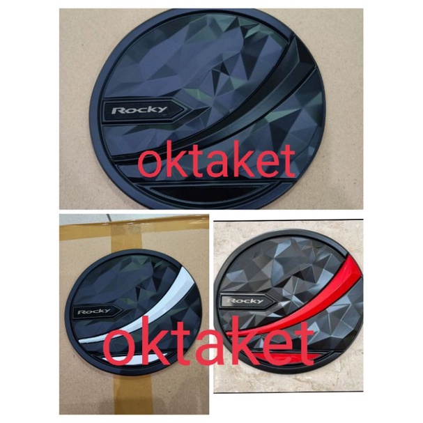 tank cover Daihatsu Rocky diamond full hitam