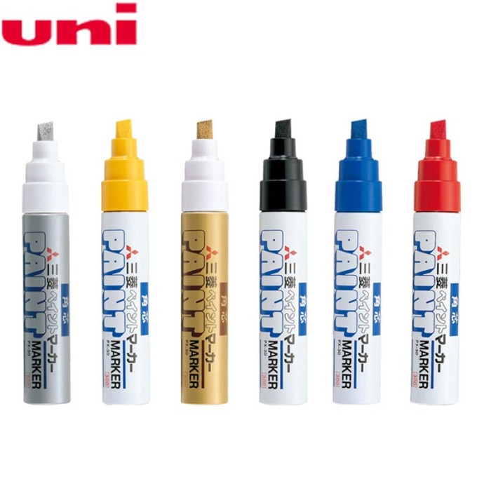 

Sale Uni Paint Markers, Broad, Chissel Tip Px-30 4-8.5Mm Bergaransi