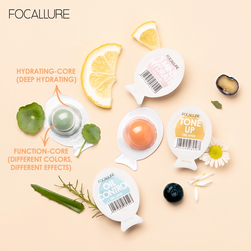 Focallure Gel Mask Twin Core Functional Mask Masker Wajah