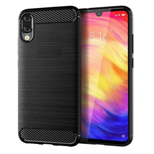 Premium Case vivo y91c fiber carbon