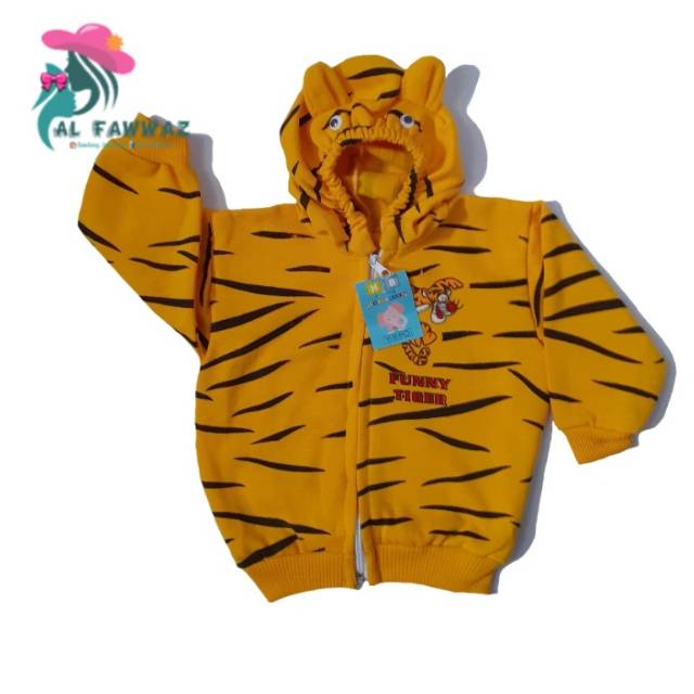 Jaket Bayi Motif Tiger