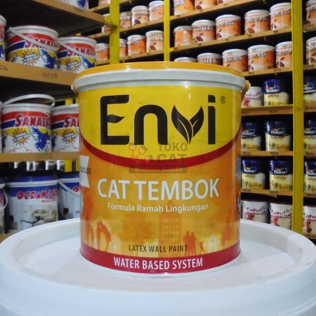  CAT TEMBOK ENVI 5 KG  CAT  WANGI Shopee Indonesia