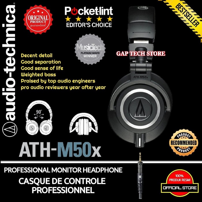 Audio Technica Ath-M50X - Black